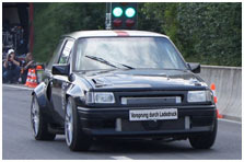 Das Boost Beast beim Beschleunigungsrennen